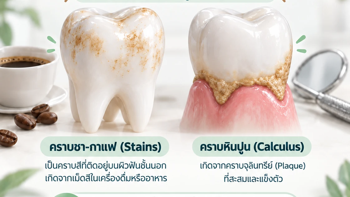 Airflow ต่างจากขูดหินปูนอย่างไร? คนดื่มชา-กาแฟควรรู้อะไรก่อนจองคิว