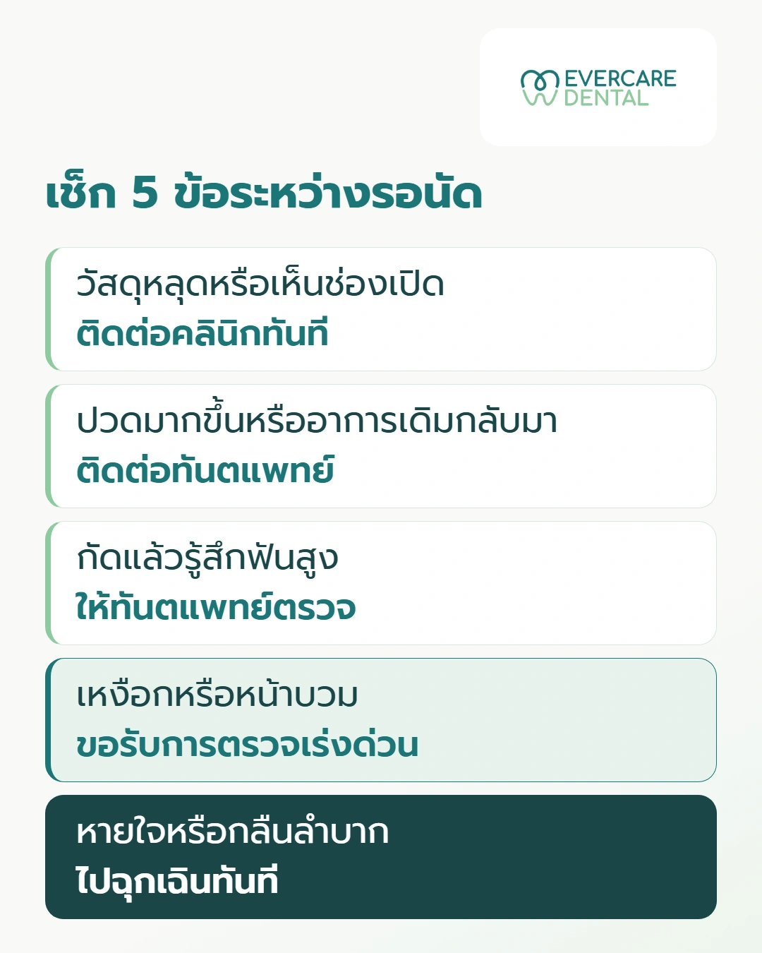 เช็ก 5 ข้อระหว่างรอนัด