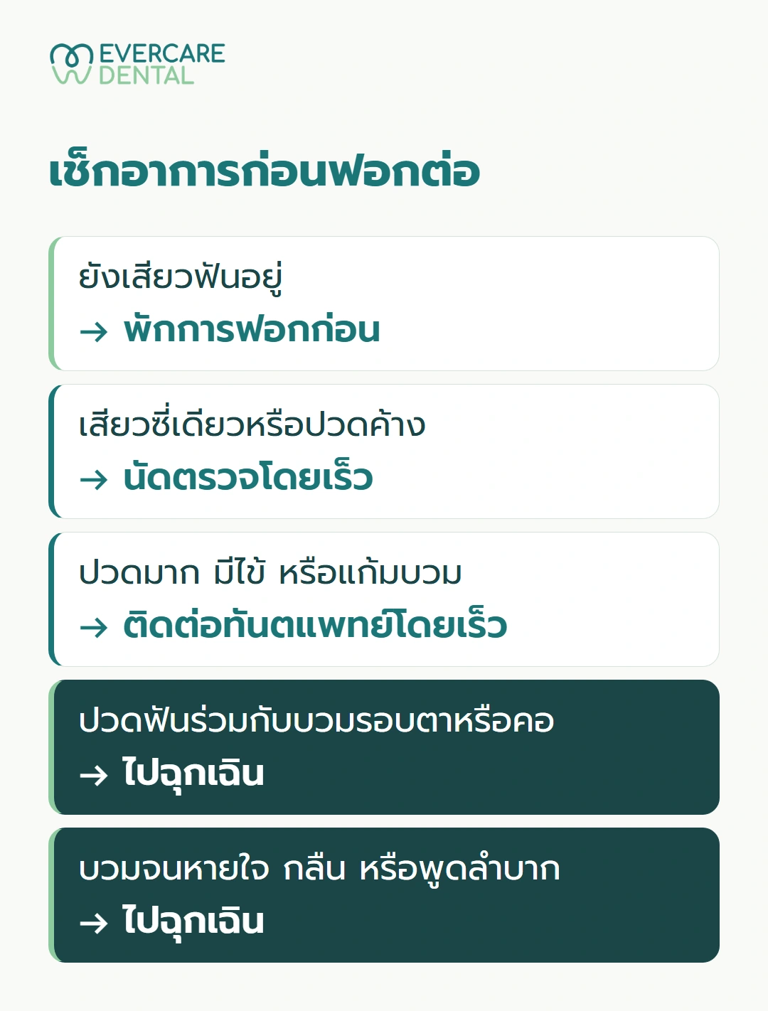 เช็กอาการก่อนฟอกต่อ